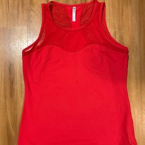 Fabletics tank with mesh